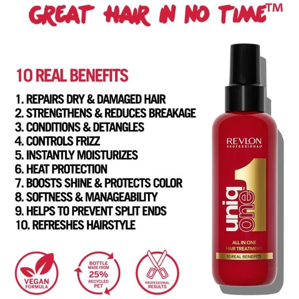 12 Sprays 10-en-1 Original UniqOne Revlon 150ML 6 12 Sprays 10-en-1 Original UniqOne Revlon 150ML – Image 4