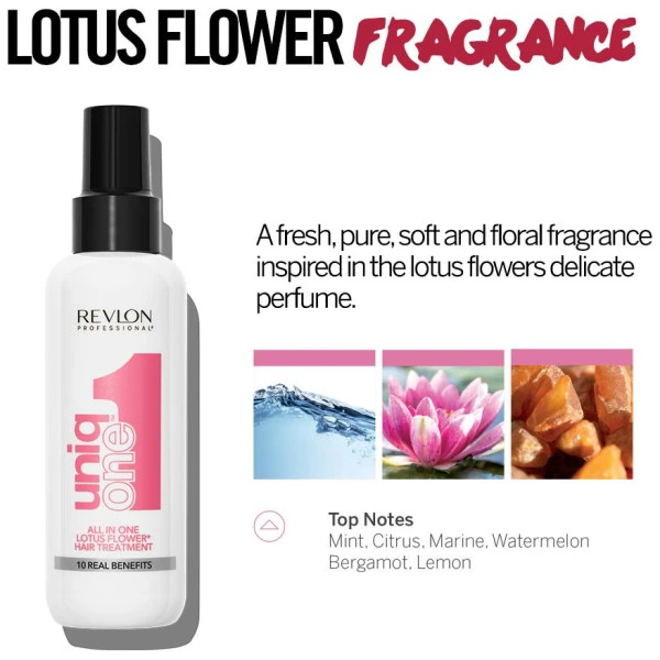 3 Sprays 10-en-1 Lotus UniqOne Revlon 150ML 5 3 Sprays 10-en-1 Lotus UniqOne Revlon 150ML – Image 3