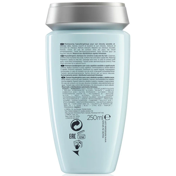 Bain Nutri-apaisant Dermo-Calm Spécifique Kérastase 250ML 4 Bain Nutri-apaisant Dermo-Calm Spécifique Kérastase 250ML – Image 2