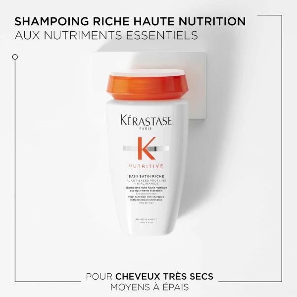 Bain Satin Riche Nutritive Kérastase 250ML 4 Bain Satin Riche Nutritive Kérastase 250ML – Image 2