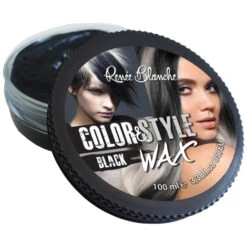 Cire Coiffante Et Colorante Color&Style Wax Noire Renée Blanche 100ML