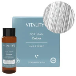 Coloration For Man Silver Cheveux & Barbe Vitality's 3x50ML