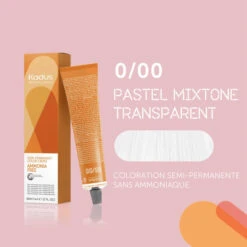 Coloration Semi-permanente Sans Ammoniaque 0/00 Pastel Mixton Transparent Kadus 60ML -Hair Care Soldes coloration semi permanente sans ammoniaque 000 pastel mixton transparent kadus 60ml 2