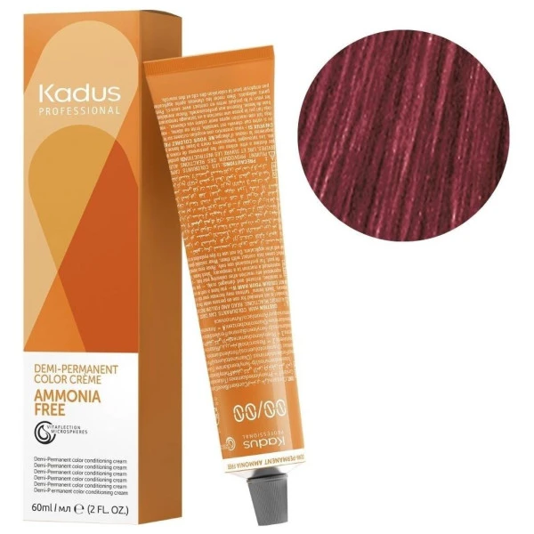 Coloration Semi-permanente Sans Ammoniaque 0/56 Acajou Violine Intense Kadus 60ML 3 Coloration Semi-permanente Sans Ammoniaque 0/56 Acajou Violine Intense Kadus 60ML