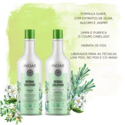 Kit Herbal Solution Inoar 1L -Hair Care Soldes kit herbal solution inoar 1l 1
