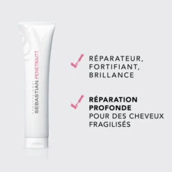 Masque Cheveux Abîmés Penetraitt Sebastian 150ML -Hair Care Soldes masque cheveux abimes penetraitt sebastian 150ml 2