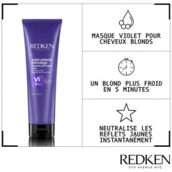 Redken Masque Neutralisant Color Extend Blondage 250ML 11 Redken Masque Neutralisant Color Extend Blondage 250ML -Hair Care Soldes masque neutralisant color extend blondage 250ml 2