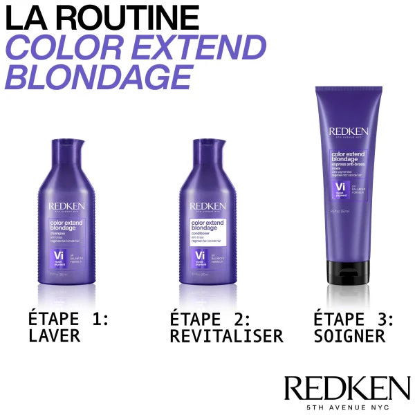 Redken Masque Neutralisant Color Extend Blondage 250ML 7 Redken Masque Neutralisant Color Extend Blondage 250ML – Image 5