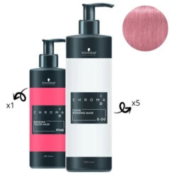 Masque Nourrissant Pigmenté Rose Chroma ID SCHWARZKOPF 280ML -Hair Care Soldes masque nourrissant pigmente rose chroma id schwarzkopf 280ml 3