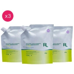 Pack De 3 Poudres Décolorante 7 Tons Sans Ammoniaque Generik 500G