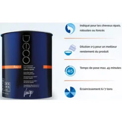 Recharge Poudre De Décoloration Rapid Vitality's 500g -Hair Care Soldes recharge poudre de decoloration rapid vitality s 500g 1