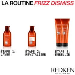 Shampooing Anti-frisottis Frizz Dismiss Redken 1L -Hair Care Soldes shampooing anti frisottis frizz dismiss redken 1l 4
