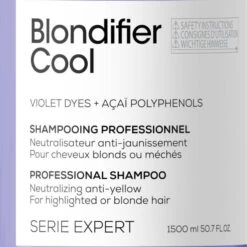 Shampooing Blondifier Cool L'Oréal Professionnel 1,5L 17 Shampooing Blondifier Cool L'Oréal Professionnel 1,5L -Hair Care Soldes shampooing blondifier cool loreal professionnel 1 5l 6