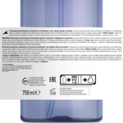 Shampooing Blondifier Gloss L'Oréal Professionnel 750ML -Hair Care Soldes shampooing blondifier gloss l oreal professionnel 750ml 9