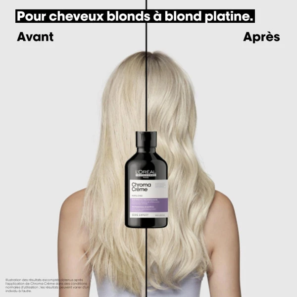 Shampooing Violet Chroma Crème L'Oréal Professionnel 300ML 5 Shampooing Violet Chroma Crème L'Oréal Professionnel 300ML – Image 3