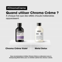 Shampooing Violet Chroma Crème L'Oréal Professionnel 300ML 15 Shampooing Violet Chroma Crème L'Oréal Professionnel 300ML -Hair Care Soldes shampooing violet chroma creme l oreal professionnel 300ml 4
